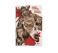 LWSCYMX Poster su tela con film e serie TV Il silenzio degli innocenti, decorazione artistica da parete per camera da letto, poster 40 x 60 cm, senza cornice