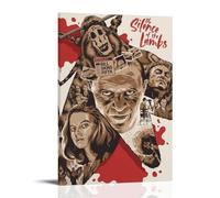 LWSCYMX Poster su tela con film e serie TV Il silenzio degli innocenti, decorazione artistica da parete per camera da letto, poster 30 x 45 cm, con cornice