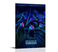 LWSCYMX Poster su tela con scritta "What We Do in The Shadows", poster decorativo da parete con film e serie TV, per camera da letto, 20 x 30 cm, con cornice