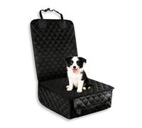 LWSEOPM Coprisedili Auto Anteriori per VW Polo Vivo Hatchback 2010-2017 2018+, Antiscivolo e Resistente ai Graffi AntiGraffio Antiscivolo Tessuto Oxford Nero