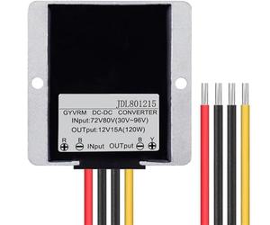 LWTZAORYI Convertitore DC DC 72V 80V a 12V 3A 5A 8A 10A 15A 20A DC-DC 30V 40V 50V 60V 70V 80V a 12V Modulo Step-Down(15A)