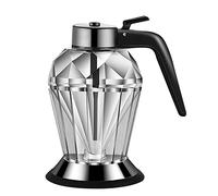 Lwuey Dispenser Per Miele Senza Vetro Antigoccia, Bottiglia di Miele con Diamanti Tipo di Pressa Contenitori Per Barattoli Trasparenti Addensati Pentola Per Olio Portatile Forniture da Cucina Per Scir