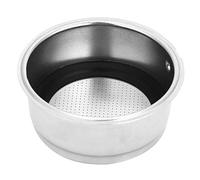 Lwuey Filtro per Caffè in Acciaio Inossidabile - 51mm Cestello Pressurizzato Singolo Strato Braccio Macchina Caffe Rimovibile Riutilizzabile Accessori Portafilter per Ciotola Espresso Anello Dosatore