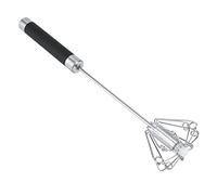 Lwuey Frusta Semiautomatica in Acciaio Inossidabile, Uova Rotante A Spinta Manuale Versatile Miscelatore Sbattere Le Mescolare Gli Ingredienti Alimenti Durante Cottura Casa Crema Schiumogena