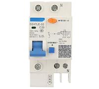 Lwuey Interruttore Automatico Miniaturizzato Dc, Protezione Dalle Perdite per Cortocircuito e Sovraccarico Guida Din di Sezionatore Bassa Tensione Domestico Ingegneria Fotovoltaico Montaggio 30Ma 230V