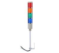 Lwuey Luci Di Segnalazione Industriali,Indicatore Di Flash Di Colore Della Lampada Rosso Della Batteria Luminosa Lampeggiante Continuo Commutabile Indicazione Visiva Chiara(110V)