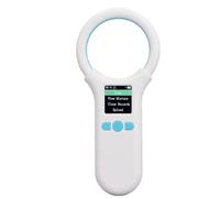 Lwuey Scanner per Microchip PET, Scanner per Animali RFID Ricaricabile Ricaricabile RFID EMID Micro Chip Reader 134.2kHz 125kHz Ritector di Tag ID Portatile Standard per Animali