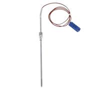 Lwuey Termocoppia di Tipo T Industriale, Sonda in Acciaio Inossidabile -200 ° C a 350 ℃ Sensore di Temperatura con Kit di Sostituzione a Lunghezza di 285 Mm di Diametro 5 Mm con Tappo