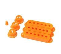 LWYS 1 Kit di accessori di sostituzione Fender Stratocaster: copertura per pickup, manopole, interruttore a levetta per chitarra Fender Stratocaster