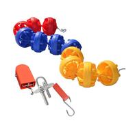LWZQRVCT Corda Divisoria di Sicurezza for Piscina, Corda Galleggiante for Corsia, Attrezzatura for Piscina con Accessori for Piscina, Forte Galleggiabilità, Distingue tra Le Acque(Wire,1m/39in)