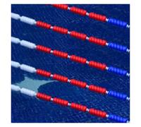 LWZQRVCT Corda Divisoria di Sicurezza for Piscina, Cordone Galleggiante, Linea Divisoria di Sicurezza for Piscina, Forte Galleggiabilità, Distingue tra Le Acque(Wire,18m/708in)