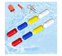 LWZQRVCT Corda Divisoria di Sicurezza for Piscine, Marcatore di Corsia A Spirale, Linea Divisori di Corsia Professionale for Piscine, for Dividere La Piscina(Wire,12m/472in)