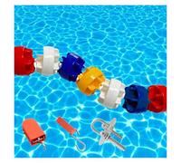 LWZQRVCT Divisori di Corsia for Il Nuoto Professionali, Corda Divisoria di Sicurezza for Piscine con Accessori for Piscine, Forte Galleggiabilità for Distinguere tra Le Acque(Nylon,3m/118in)