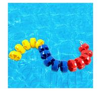 LWZQRVCT Linea di Separazione Professionale for Corsie di Nuoto, Forte Galleggiabilità, Distingue tra Le Acque, Colore Brillante for Dividere La Zona della Piscina(Nylon,1m/39in)