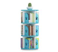 LWZQRVCT Torre For Scaffali Girevole, Libreria Ad Angolo Da Pavimento Con Display A 360°, Grande Libreria Etagere Ad Angolo Alta Con Deflettore Completo, For Piccoli Spazi(Color1,50x50x97cm)