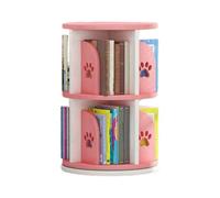 LWZQRVCT Torre For Scaffali Girevole, Libreria Ad Angolo Da Pavimento Con Display A 360°, Grande Libreria Etagere Ad Angolo Alta Con Deflettore Completo, For Piccoli Spazi(Color2,50x50x66cm)