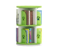 LWZQRVCT Torre For Scaffali Girevole, Libreria Ad Angolo Da Pavimento Con Display A 360°, Grande Libreria Etagere Ad Angolo Alta Con Deflettore Completo, For Piccoli Spazi(Color3,50x50x66cm)