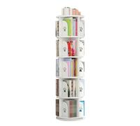 LWZQRVCT Torre For Scaffali Girevole, Libreria Ad Angolo Da Pavimento Con Display A 360°, Grande Libreria Etagere Ad Angolo Alta Con Deflettore Completo, For Piccoli Spazi(Color4,50x50x159cm)