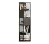 LWZQRVCT Torre For Scaffali Girevole, Libreria Girevole Da Terra, Scaffale Decorativo Autoportante For Piccoli Spazi, Libreria Ad Angolo For Camera Da Letto, Soggiorno, Sala Studio(Black,30x30x150cm)