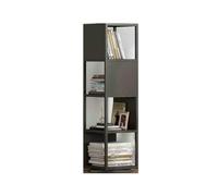 LWZQRVCT Torre For Scaffali Girevole, Libreria Girevole Da Terra, Scaffale Decorativo Autoportante For Piccoli Spazi, Libreria Ad Angolo For Camera Da Letto, Soggiorno, Sala Studio(Black,30x30x121cm)