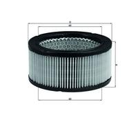 LX 213 MAHLE Filtro aria per FORD,PORSCHE,SAAB