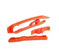 LX0E Catena motociclistica Guida per il forcellone per il briciolo compatibile con più bici facili da installare il cursore della catena in poliuretano(for Orange)