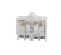 LX19K-B, interruttore a pedale a 4 viti, 4 terminali, AC 380 V, DC 220 V, 5 A, contatto argento, 1 NO, 1 NC, 1 pezzo
