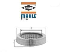LX58 Filtro aria (MARCA-KNECHT)