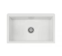 LX8410UG58 - Lavello 1 Vasca Cucina Larghezza 84 cm Materiale Microultragranit Bianco