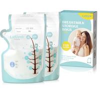 LXAIVNK Borsa per conservare il latte materno, 226,8 g (125 pezzi), sacchetti per conservare il latte materno, senza perdite, design sottile e resistente, per allattamento al seno