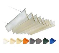 LXBAMKEA Vela Parasole Ondulata Retrattile, Esterno Copertura Ricambio per Pergola, Protezione UV E Solare Tenda A Rullo Scorrevole A Forma U, Gazebo per Portico sul Ponte Tenda da Sole