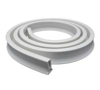 LXBche 1m 2m 3m Barriera antiallagamento con tappo dell'acqua più morbida e non danneggiante evitando perdite Striscia di deflettore doccia Diga pieghevole doccia per hotel aziendali (Color : White,