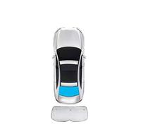 LXBSXY Aletta Parasole del finestrino Anteriore per Chevrolet Spark (2010-2013), Pieghevole e Portabile Parasole Parabrezza Set Parasole per Finestrini Auto lunotto Posteriore,Rear