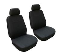LXBSXY Coppia Anteriore Coprisedili per Auto per Ford Focus ST-Line ST Line MK4 Station Wagon, Set Fodere Protezione Sedili Coprisedile Anteriore Coprisedile Anteriore in Poliestere,A Black