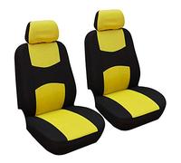 LXBSXY Coppia Anteriore Coprisedili per Auto per Ford Focus ST-Line ST Line MK4 Station Wagon, Set Fodere Protezione Sedili Coprisedile Anteriore Coprisedile Anteriore in Poliestere,A Yellow
