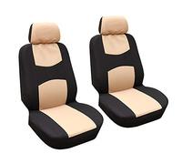 LXBSXY Coppia Anteriore Coprisedili per Auto per Ford Focus ST-Line ST Line MK4 Station Wagon, Set Fodere Protezione Sedili Coprisedile Anteriore Coprisedile Anteriore in Poliestere,A Beige