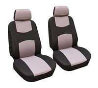 LXBSXY Coppia Anteriore Coprisedili per Auto per Ford Focus ST-Line ST Line MK4 Station Wagon, Set Fodere Protezione Sedili Coprisedile Anteriore Coprisedile Anteriore in Poliestere,A Gray