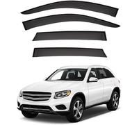 LXBSXY su Misura Deflettori Auto per Mercedes Benz GLC 2016-2021,Anteriori Posteriori Parapioggia Finestrino,Deflettori d'Aria Antiturbo Finestra Visiera Accessori