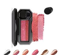 LXCJZY Perfect Dual Color Eyeshadow,Dual Color Eyeshadow Plate, Eyeshadow Makeup, Portable Two Tone Eyeshadow, Eye Glitter Makeup, Highly Pigmented Eyeshadow, Waterproof (Peach Blossom, One Size)
