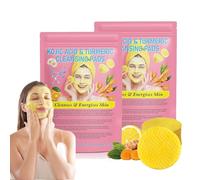LXCJZY Turmeric Koji Acid Cleansing Pads,40 Count Turmeric and Kojic Acid Pads for Dark Spots with Vitamin B5, Vitamin C Turmeric,Turmeric Cleansing Pads for Faces,Suitable for All Skin Types (2pcs)