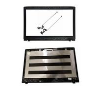 LXCOZED Copertura Posteriore LCD/Cornice Anteriore/Cerniere per Acer per Aspire E5-575 E5-575G E5-575T TMP259 TX50 N16Q2 E5-576G K50-20 E5-523 E5-523G E5-553(A B And Hinges)