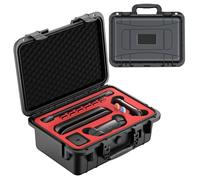 LXFEIFANTECH Waterproof Large Carrying Case Compatible with Nintendo Switch 2, Professional Hard Travel Protective Case Stores 12 Game Cards, All in One Storage Organizer for Accessories, Black