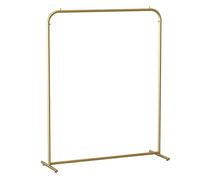 LXGJSQY Espositore per Abbigliamento, Stendibiancheria Indipendente, Espositore in Metallo, Appendiabiti, Ampio Spazio/Resistente all'Usura e Impermeabile (Oro 100x130 cm)