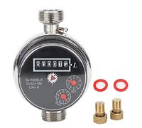 LXH - 8 1/2 Inch Cold Water Meter | High Sensitivity & Proof | Household Drinking Water Meter for Pure Water Systems/High Cost Areas | Stainless Steel, 0.01L Reading