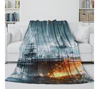 LXHASPIEO Americano F18 Caccia Coperta Soffice - Militare Coltre Regalo Compleanno Per Figlio/figlia/nipote/nipotina/amico - Coltre Accogliente Come Un Abbraccio in Una Coperta 40x50inch(100x130cm)