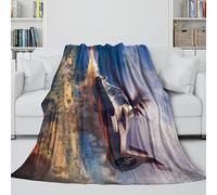 LXHASPIEO Americano RAH66 Comanche Elicottero Coperta Flanella - Militare Coltre Soffice Regalo Compleanno Per Figlio/figlia/nipote/nipotina/amico 40x50inch(100x130cm