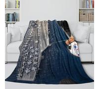 LXHASPIEO Portaerei Coperta - Militare Coltre Regalo Compleanno Per Il Marito/fidanzato/fidanzata - Coltre Che Porta Calore E Felicità in Una Giornata Uggiosa E Cupa 50x60inch(127x152cm)