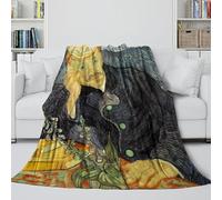 LXHASPIEO Portrait of Dr.Gachet Coperta - Van Gogh Coltre Regalo Compleanno Per Il Marito/fidanzato/fidanzata - Coltre Calda Per Mostrare Il Vostro Accompagnamento E La Cura 50x60inch(127x152cm)