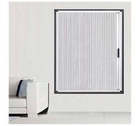 LXHELIVERY Tende A Pacchetto Senza Fili, Tende Scorrevoli Pieghevoli, con Telaio in Alluminio, Impermeabili, Termoisolanti, per Portefinestre, Cucina, Bagno(Bianco,70x65cm/27.6x25.6in)