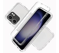 LXHGrowH Cover per OPPO A5x 4G / 5G, Custodia Anti-graffio con dell Schermo Integrata Protezione, Dual Layer Ibrida 360 Gradi Full Body Antiurto Protettiva Case, [Transparente]